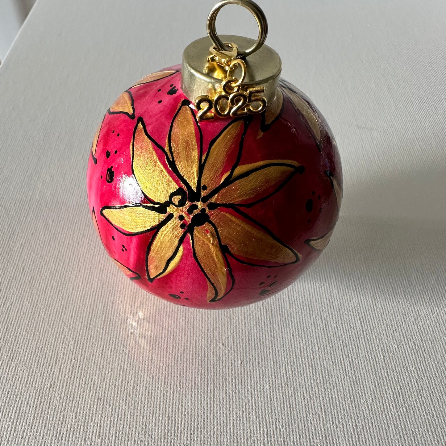 Sketchy Poinsettia (Ruby)