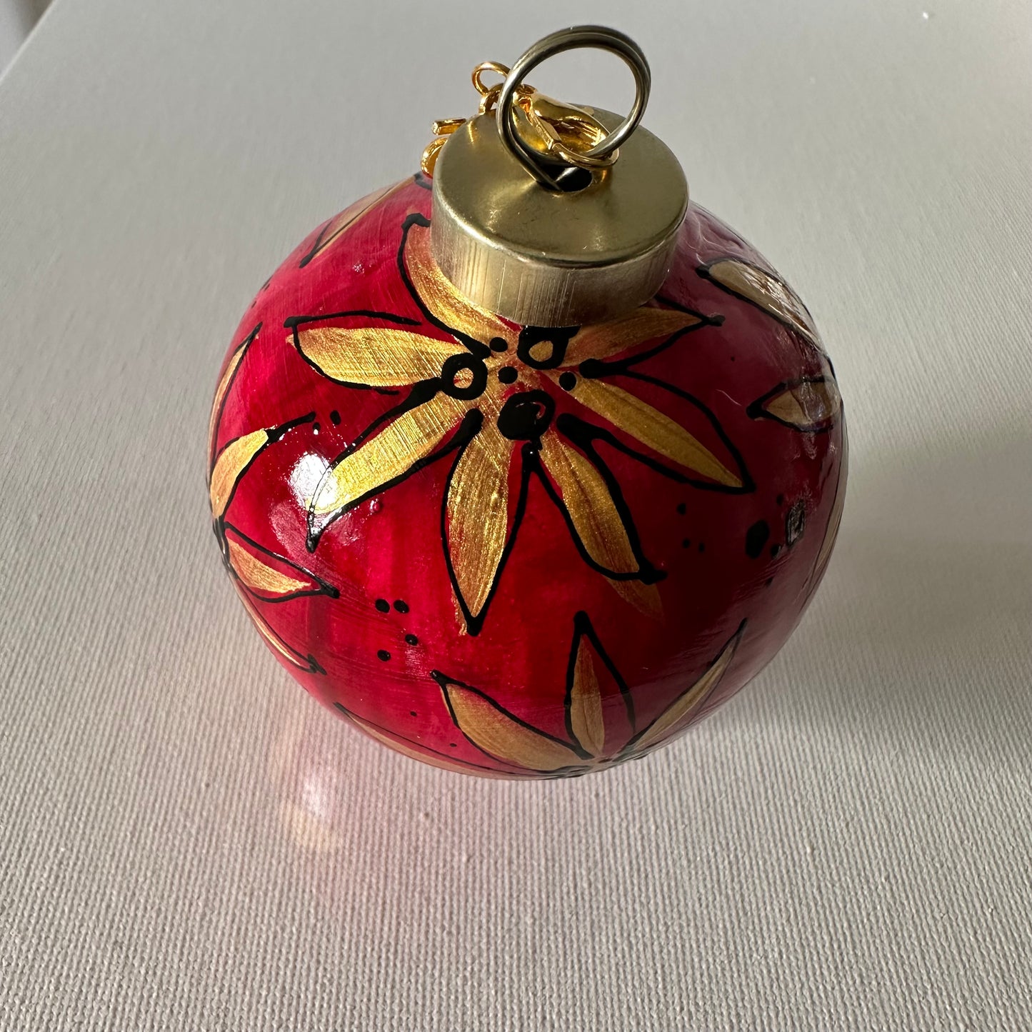 Sketchy Poinsettia (Ruby)