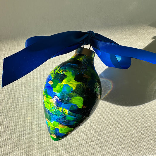 Glittery Grinch Has the Blues