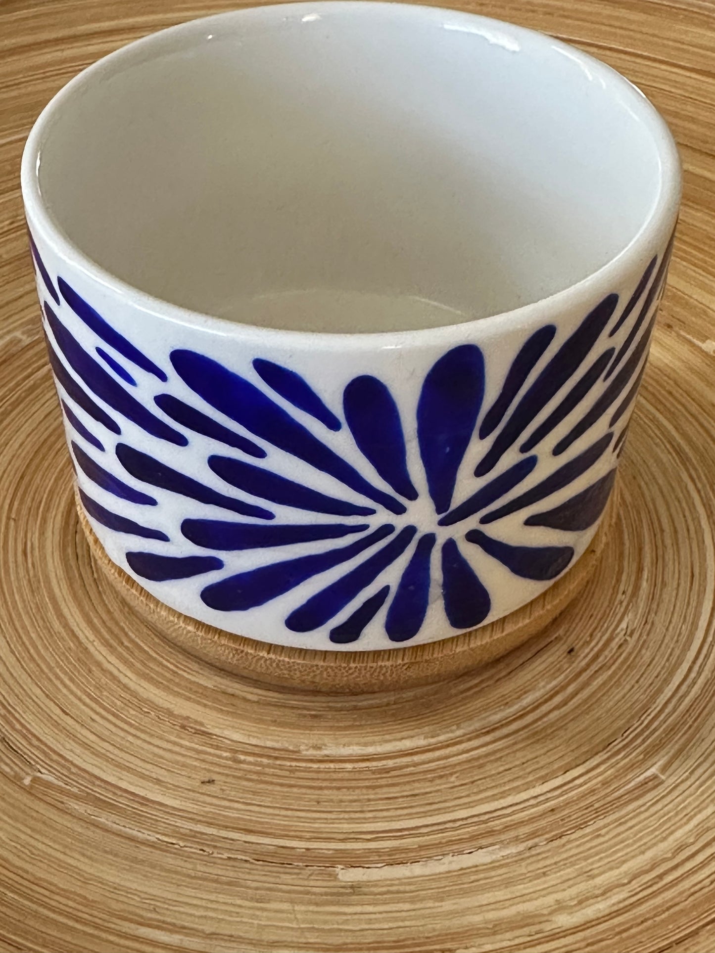 Hand Painted Mini Pot (Royal Sunburst)
