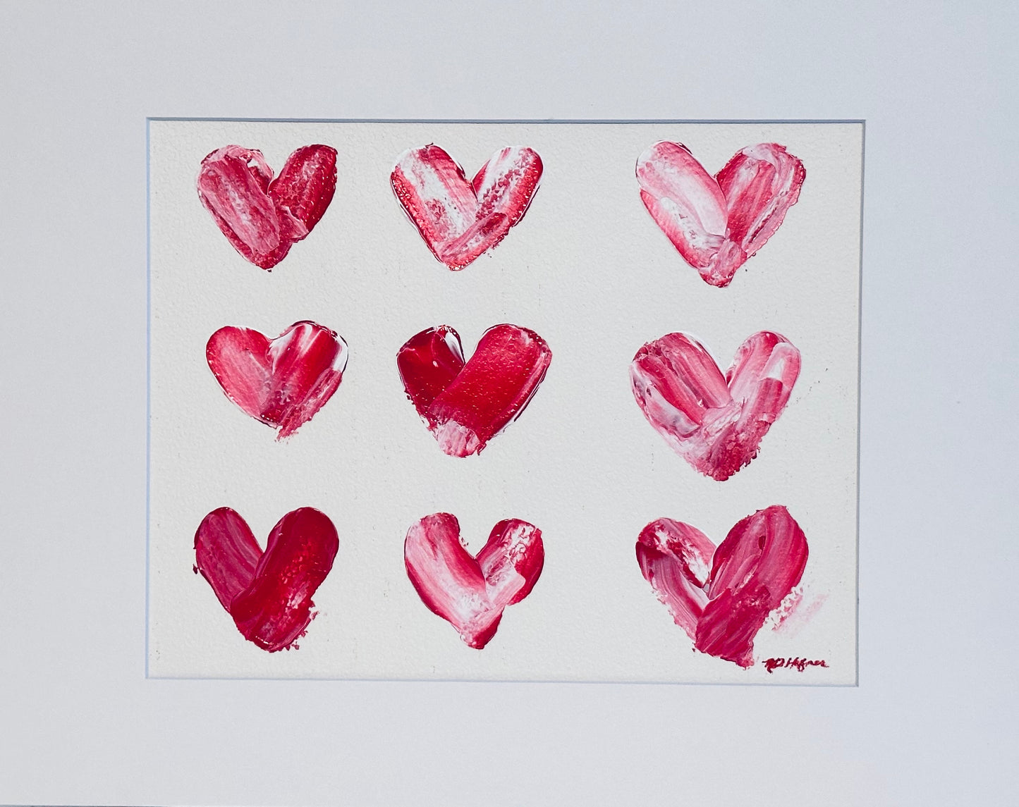 Hearts (Acrylic)