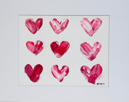 Hearts (Acrylic)
