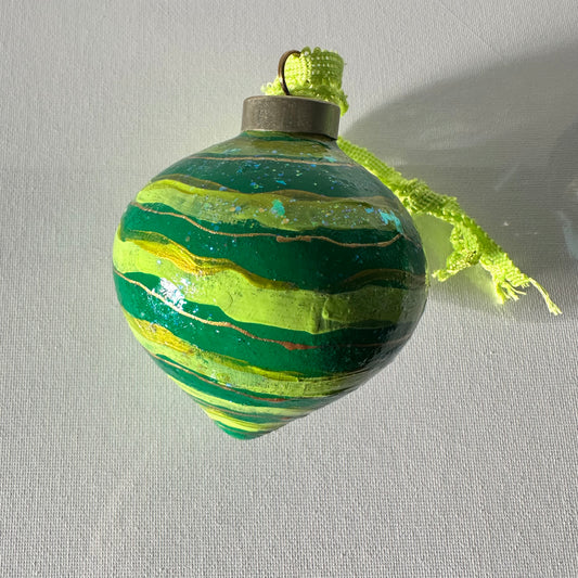 Emerald Holiday Stripes