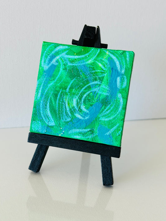 Mini Canvas with Free Easel