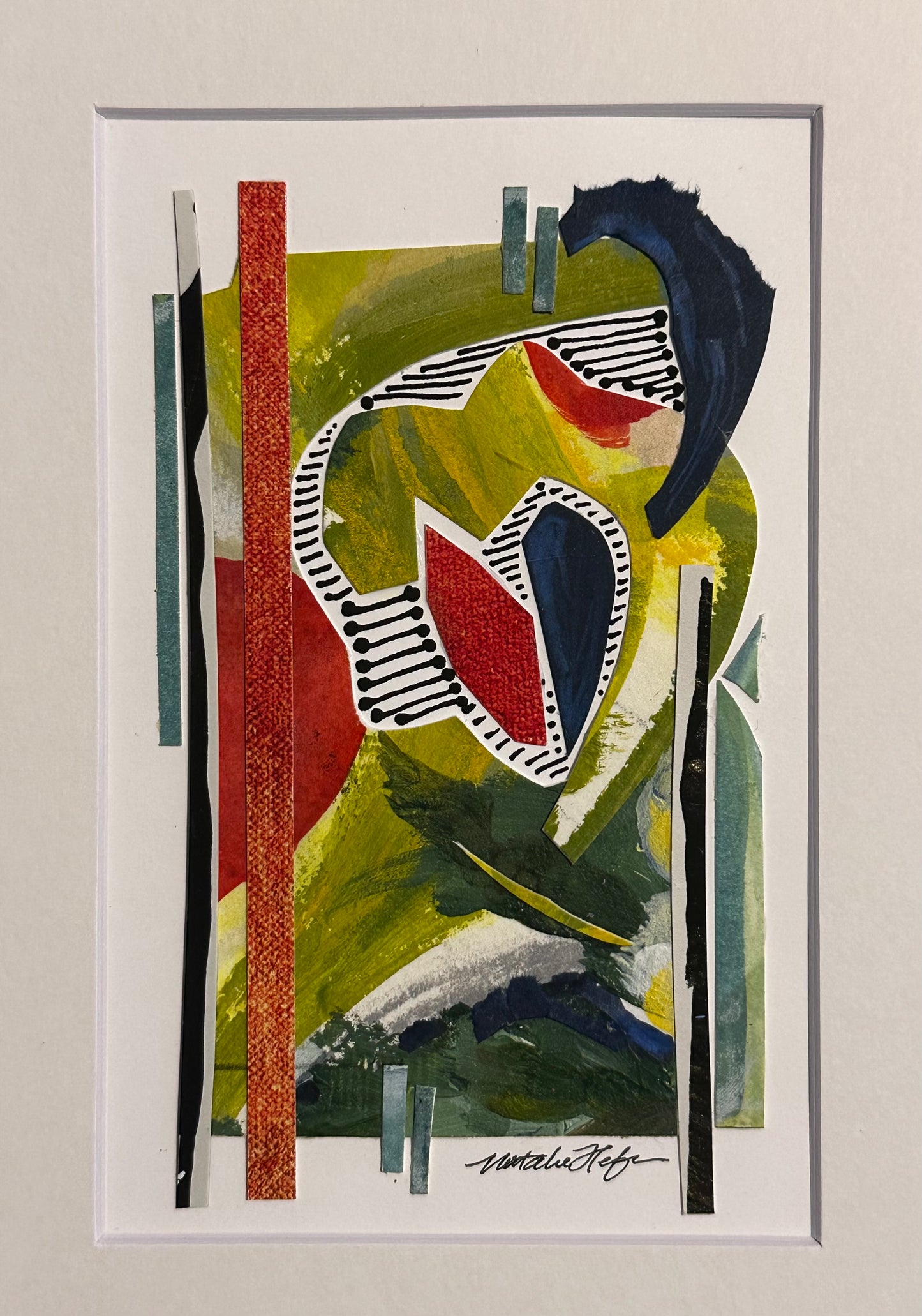 Matted Original Artwork: ‘Hearts Journey’ (5x7)