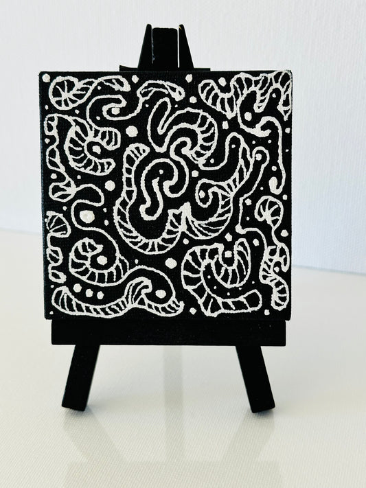 Mini Canvas with Free Easel