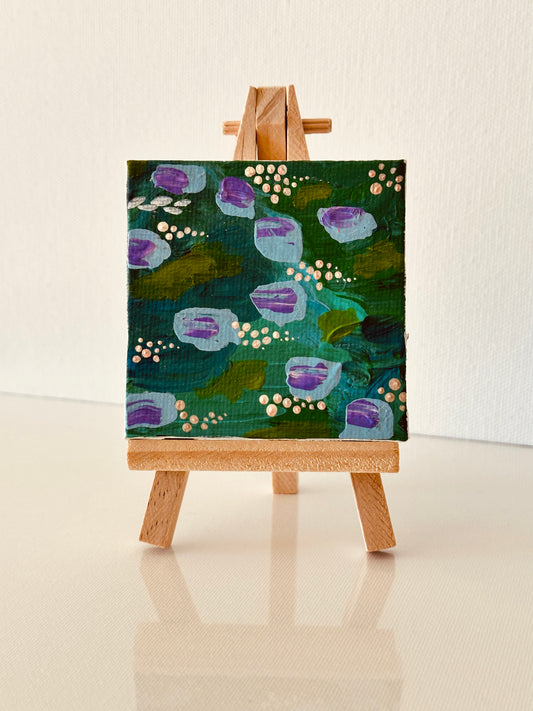 Mini Canvas with Free Easel