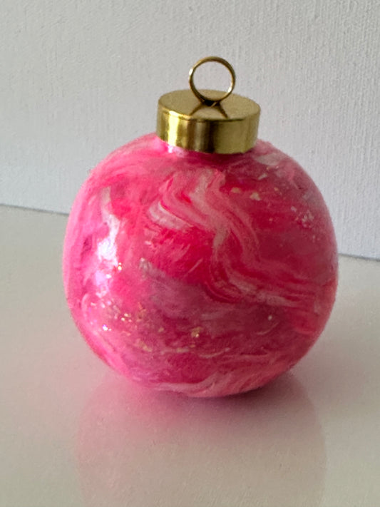 Hot Pink Glitter Ball