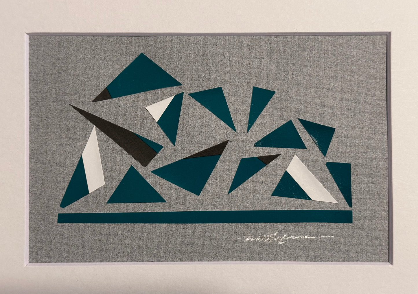 Matted Original Artwork: ‘Angular’ (5x7)