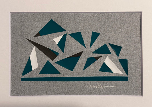 Matted Original Artwork: ‘Angular’ (5x7)