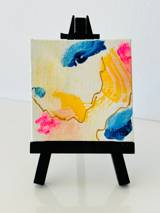 Mini Canvas with Free Easel