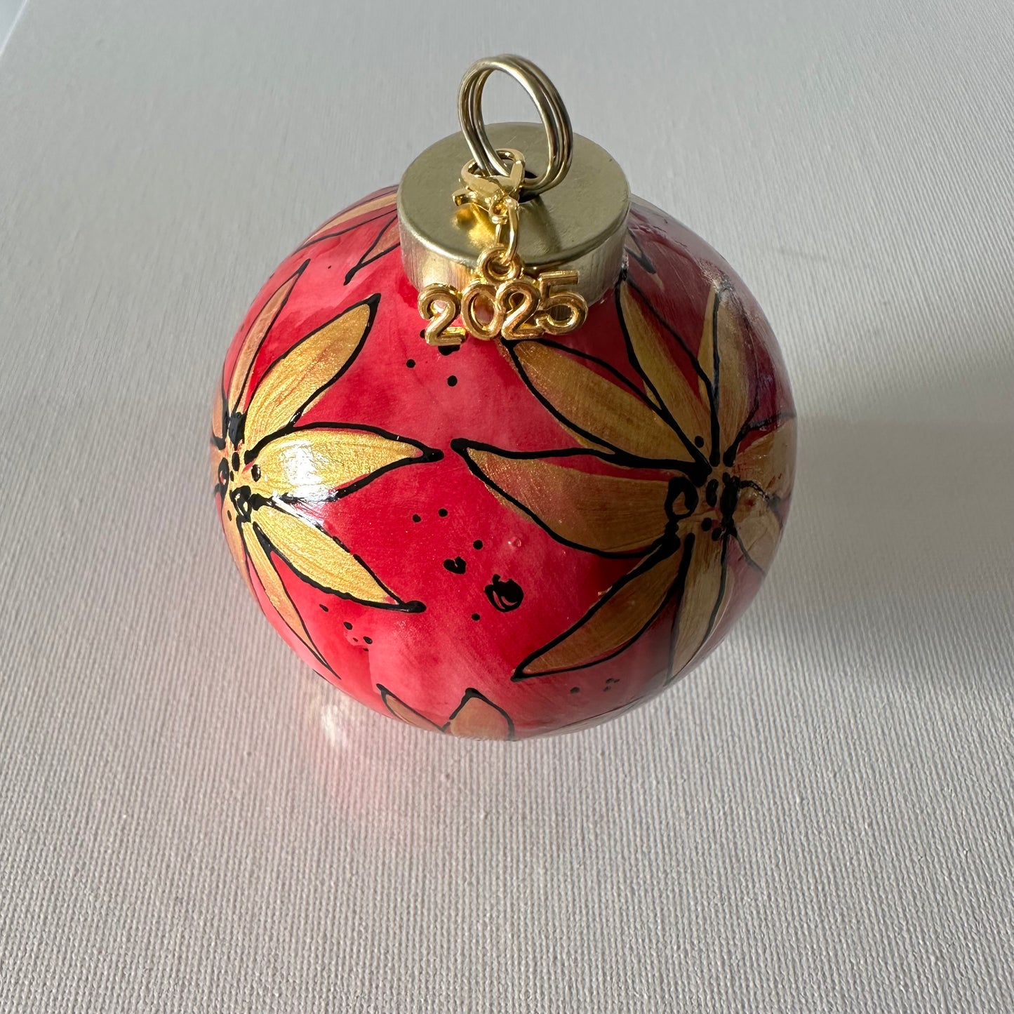 Sketchy Poinsettia (Ruby)