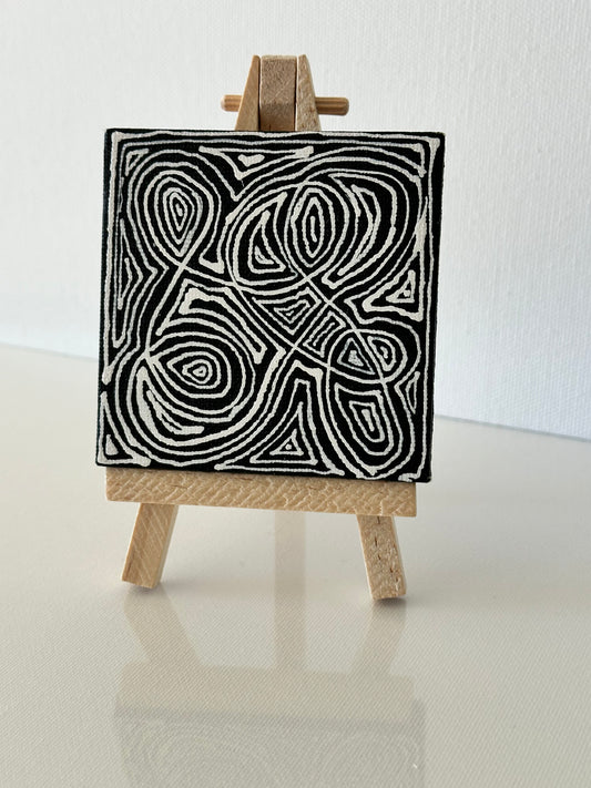 Mini Canvas with Free Easel